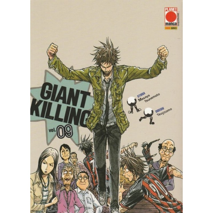 Giant Killing  9 di Tsunamoto ed.Panini NUOVO