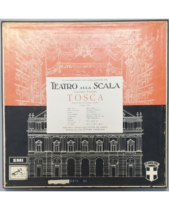 644 33 Giri Puccini : Tosca - Callas, di Stefano EMI Voce del padrone 2LP