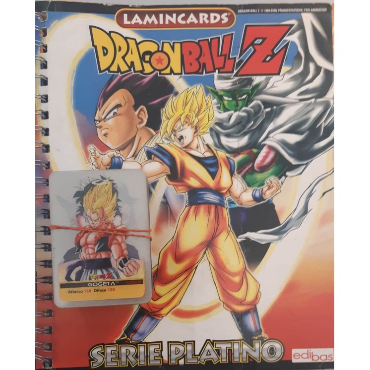 Dragon Ball Z serie PLATINO Lamincards raccoglitore Edibas semi compl -71 FU16