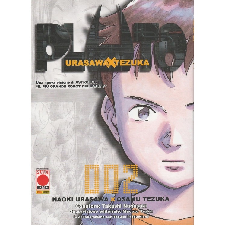 PLUTO n. 2 di Tezuka Urasawa ed. PANINI ristampa
