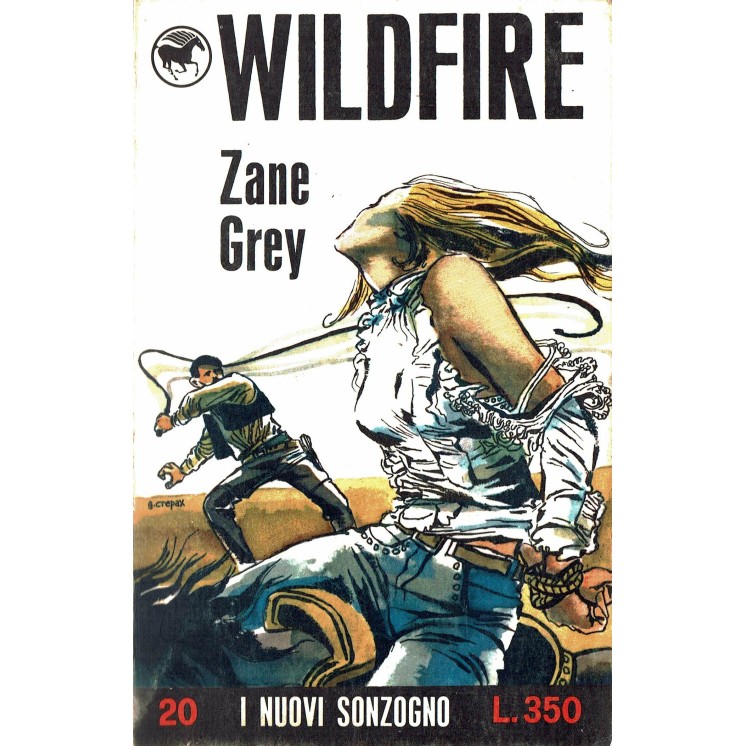 I Nuovi Sonzogno n. 20 Zane Grey: Wildfire COVER di Guido Crepax A97