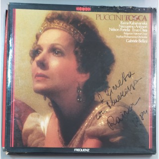 650 33 Giri Puccini: Tosca - CON AUTOGRAFO Kabaivanska - Frequenz  2LP 650 33 Giri Puccini: Tosca - CON AUTOGRAFO Kabaivanska - Frequenz  2LP