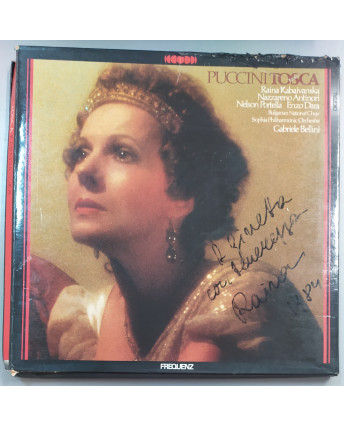 650 33 Giri Puccini: Tosca - CON AUTOGRAFO Kabaivanska - Frequenz  2LP