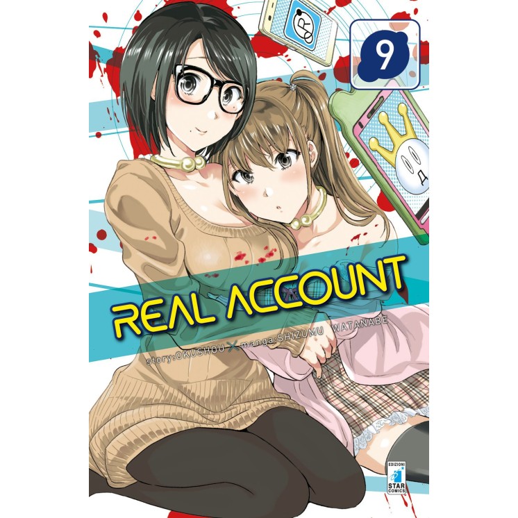 Real Account   9 di Watanabe e Okushou ed.Star Comics NUOVO