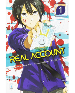 Real Account  1 di Watanabe e Okushou NUOVO ed. Star Comics