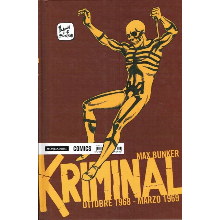 Kriminal 14 Ottobre 68 Marzo 69 di Magnus ed. Mondadori CARTONATA