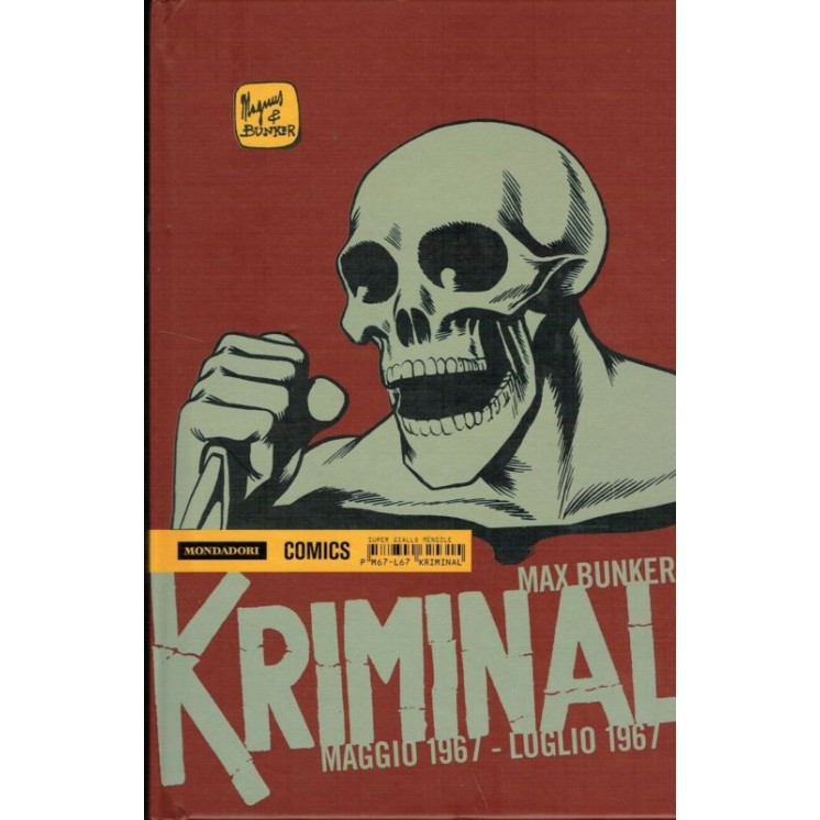 Kriminal 10 Maggio 67 Luglio 67 di Magnus ed. Mondadori CARTONATA