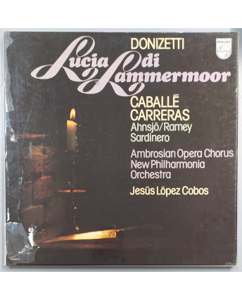 657 33 Giri Donizzetti: Lucia di Lammermoor - Caballe, Carreras - Philips 3LP