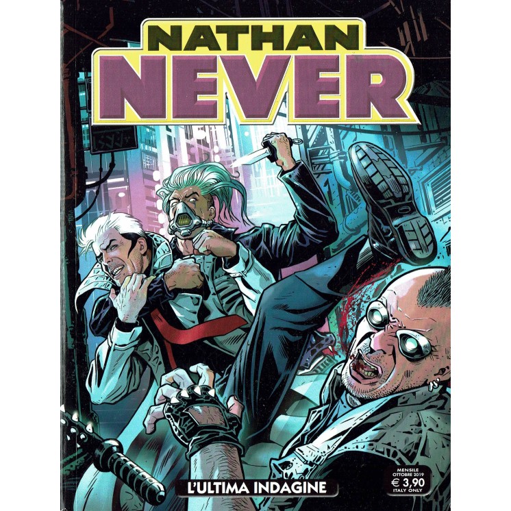 Nathan Never n.341 l'ultima indagine di Serra USATO ed. Bonelli