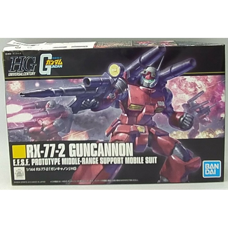 BANDAI Spirits HGUC 190 Mobile Suit Gundam RX-77-2 GunCannon 1/144 Scale Gd42