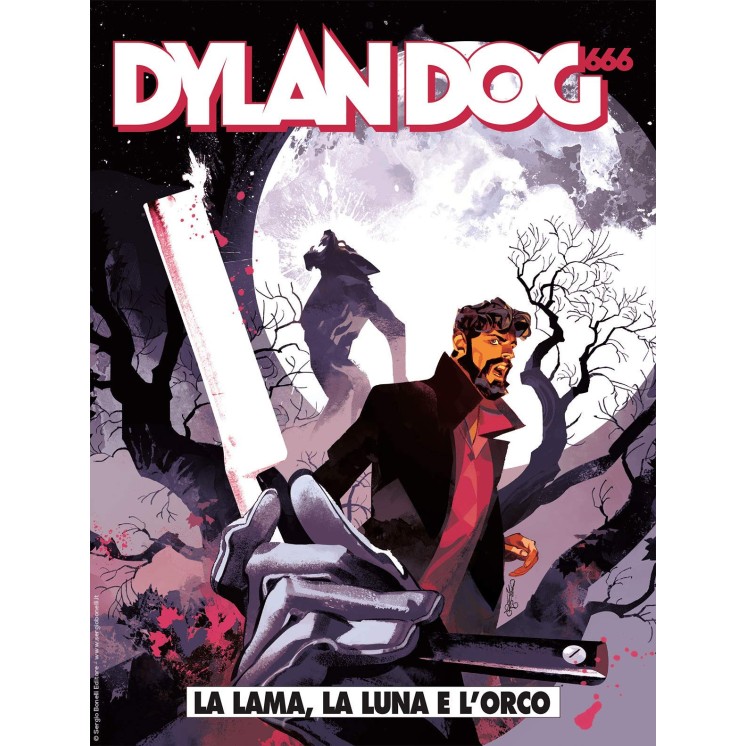 Dylan Dog n.403 la lama, la luna e l'orco COVER Cavenago ed.Bonelli NUOVO