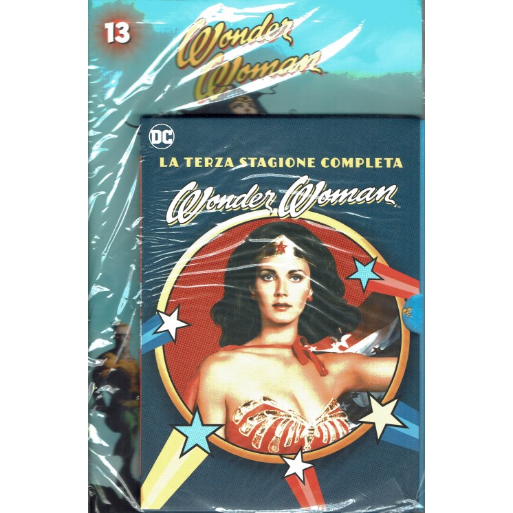 Wonder Woman'77 13 con allegato DVD 3 stagione serie TV NUOVO ed.Gazzetta SU23