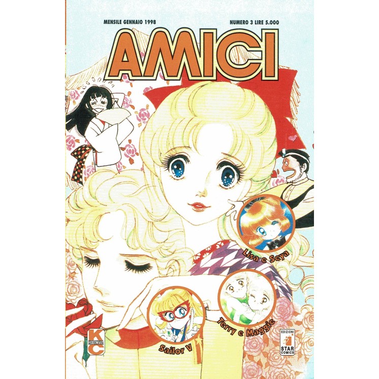 Amici(Madamoiselle Anne,Terry e Maggie,Lisa e Seya,Sailor V)  3 Ed. Star Comics
