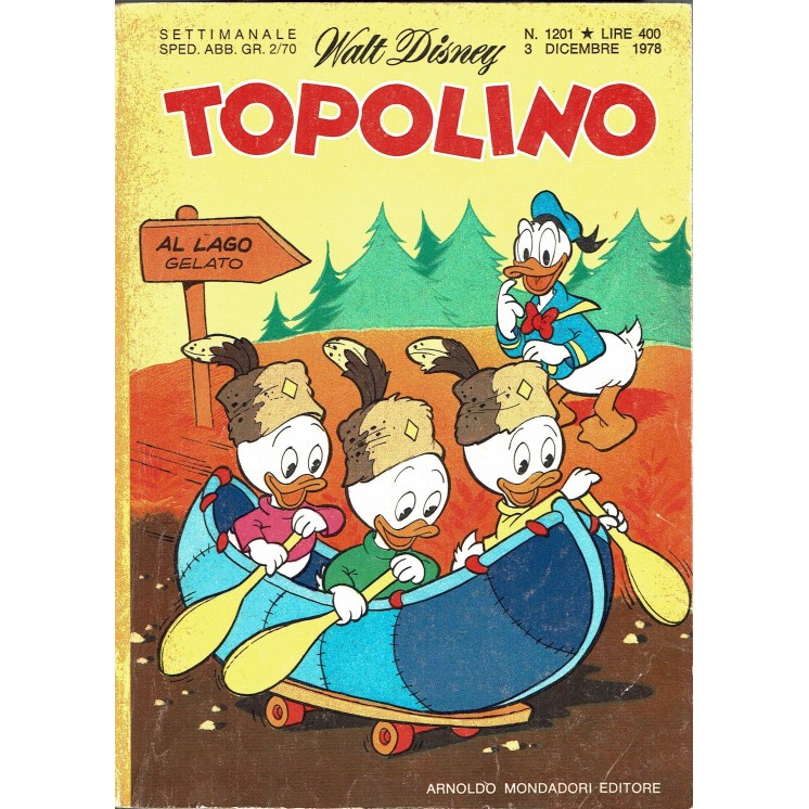 Topolino n.1201 dicembre 1978 ed.Walt Disney Mondadori