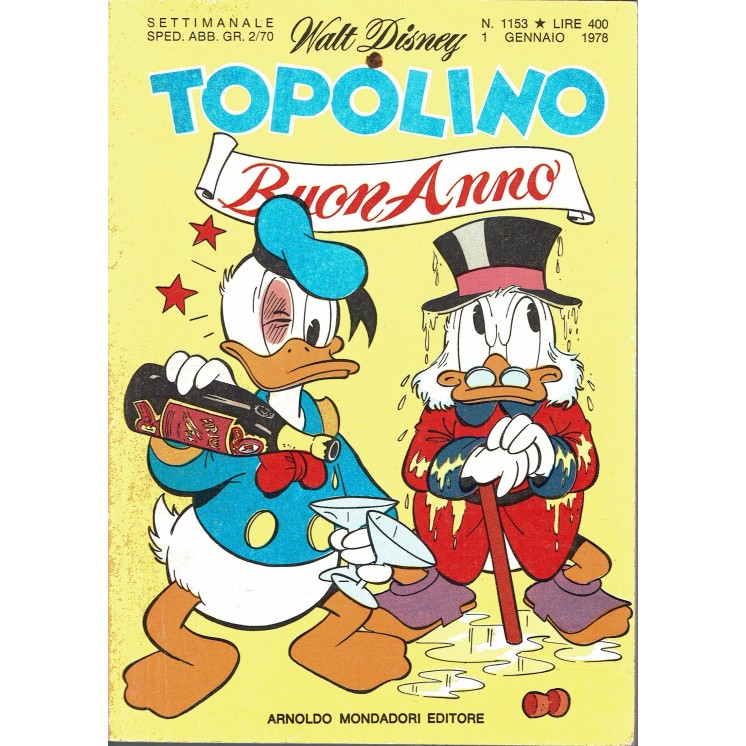 Topolino n.1153 gennaio 1978 ed.Walt Disney Mondadori