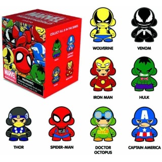 Marvel Series Micro Munny Figure personaggio casuale 5 cm 2 skin Kidrobot Gd10