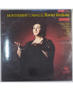 668 33 Giri Montserrat Caballé: Rarità verdiane CON DEDICA ED AUTOGRAFO - RCA