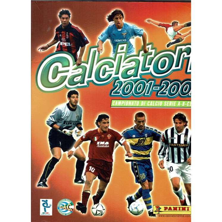 Album dei Calciatori PANINI 2001 2002 2001/02 COMPLETO Calcio FU17