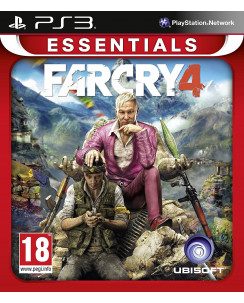 Videogioco per PlayStation3: FarCry 4 Essentials PS3 libretto ITA Usiboft 