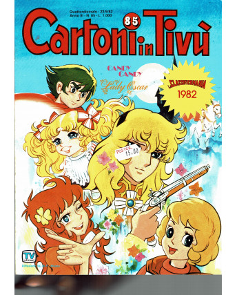 Cartoni in TV  85 Candy Candy Lady Oscar Lulu con POSTER Fantaman FU03