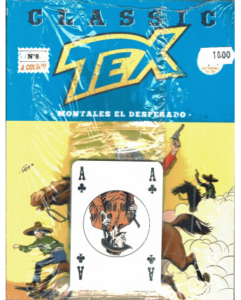 Classic TEX  8 a colori Montales el desperado GADGET carte ed.Bonelli