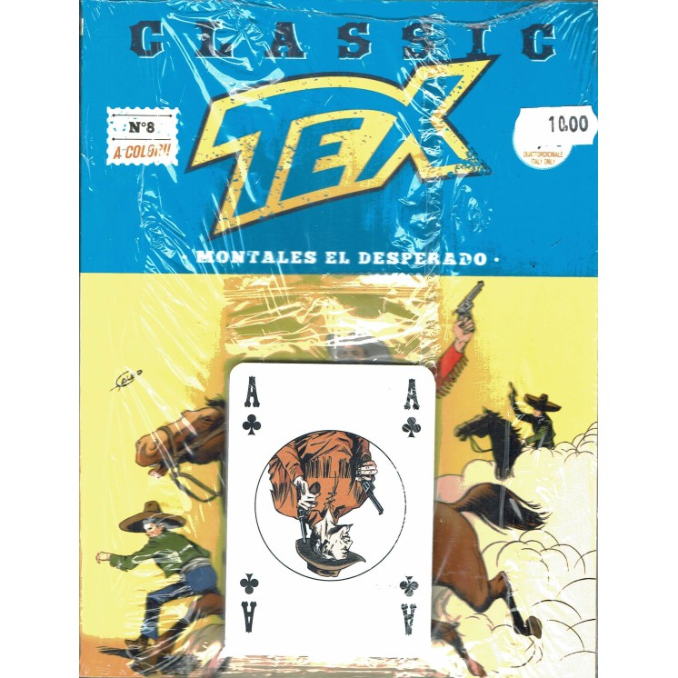 Classic TEX   8 a colori Montales el desperado GADGET carte ed.Bonelli