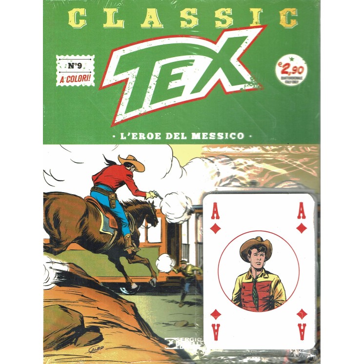 Classic TEX   9 a colori l'eroe del Messico GADGET carte ed.Bonelli