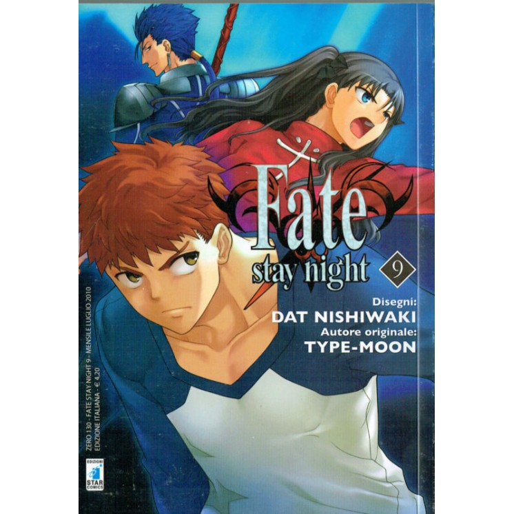 Fate stay night n. 9 di Type Moon ed.Star Comics 