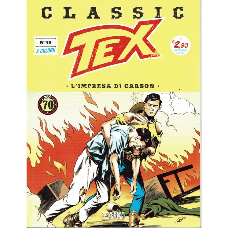 Classic TEX  49 a colori l'impresa di Carson ed.Bonelli