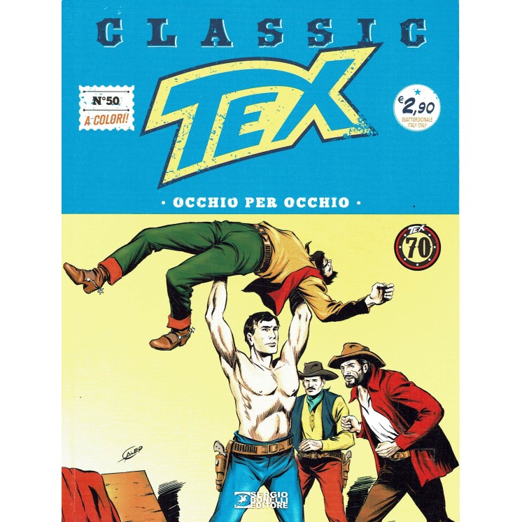 Classic TEX  50 a colori occhio per occhio ed.Bonelli