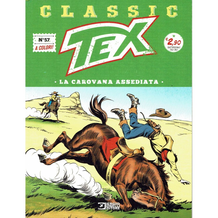 Classic TEX  57 a colori la carovana assediata ed.Bonelli