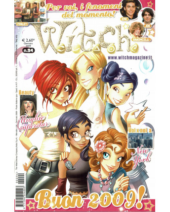 Witch n.  94 Gennaio 2009 - Edizioni Walt Disney Company Italia Srl