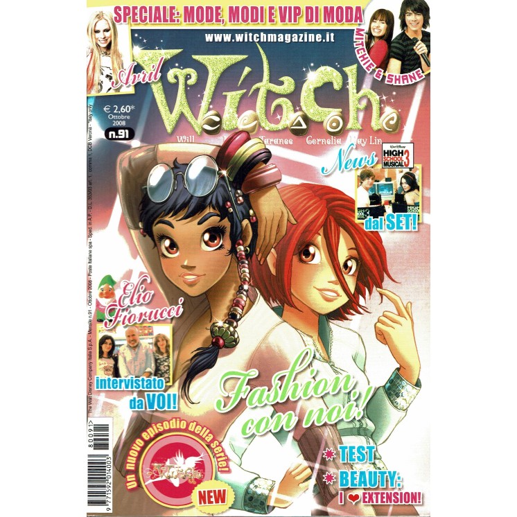 Witch n.  91 Ottobre 2008 - Edizioni Walt Disney Company Italia Srl