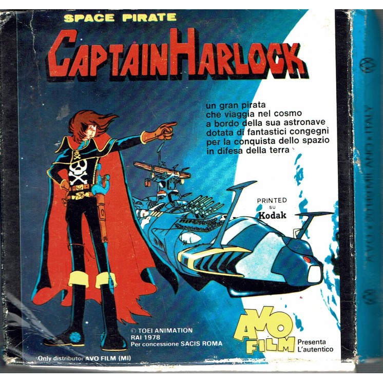SP005 Super 8 35mm Captain Harlock : lotta nello spazio Avo Film 