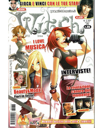 Witch n.  86 Maggio 2008 - Edizioni Walt Disney Company Italia Srl