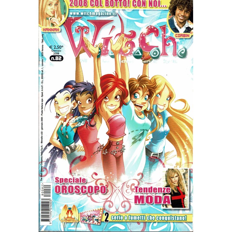 Witch n.  82 Gennaio 2008 - Edizioni Walt Disney Company Italia Srl