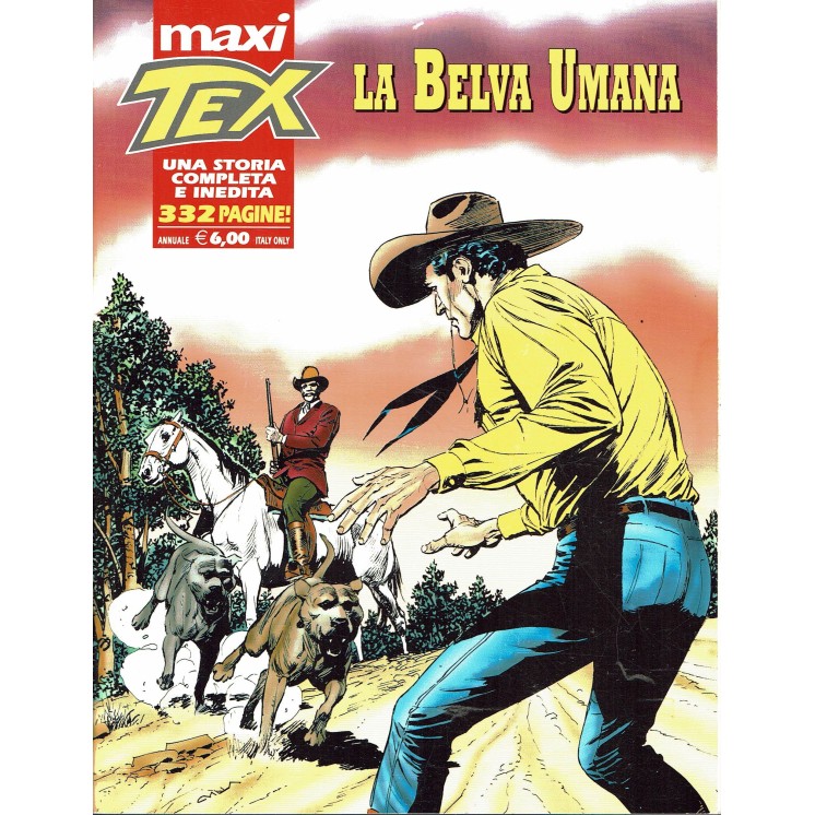 Maxi Tex  14 la belva umana di Faraci Villa ed. Bonelli