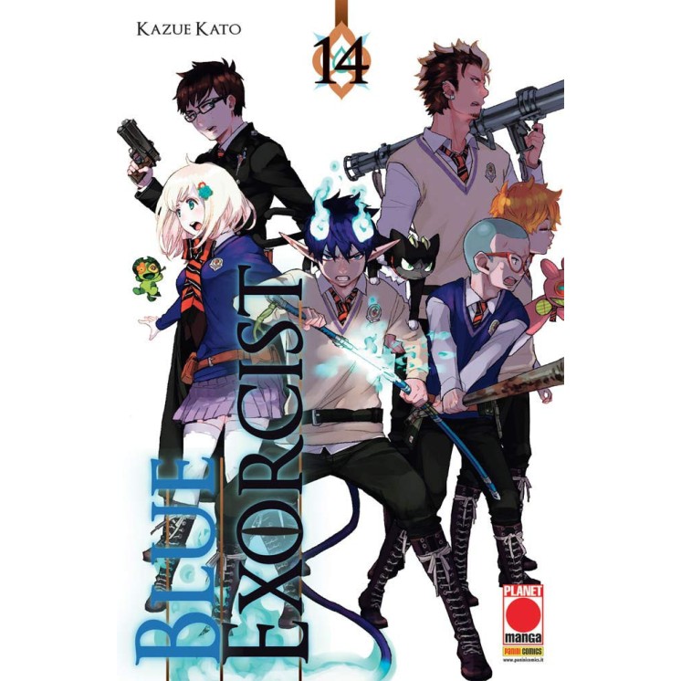Blue Exorcist n.14 di Kazue Kato ristampa ed.Panini NUOVO