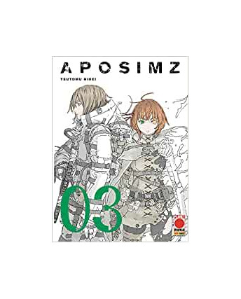 Aposimz  3 di Tsutomu Nihei NUOVO ed. Panini Comics