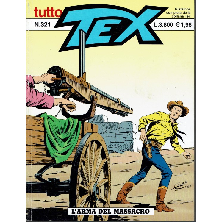 Tutto Tex n.321 di Bonelli, Galleppini L'arma del massacro ed. Bonelli