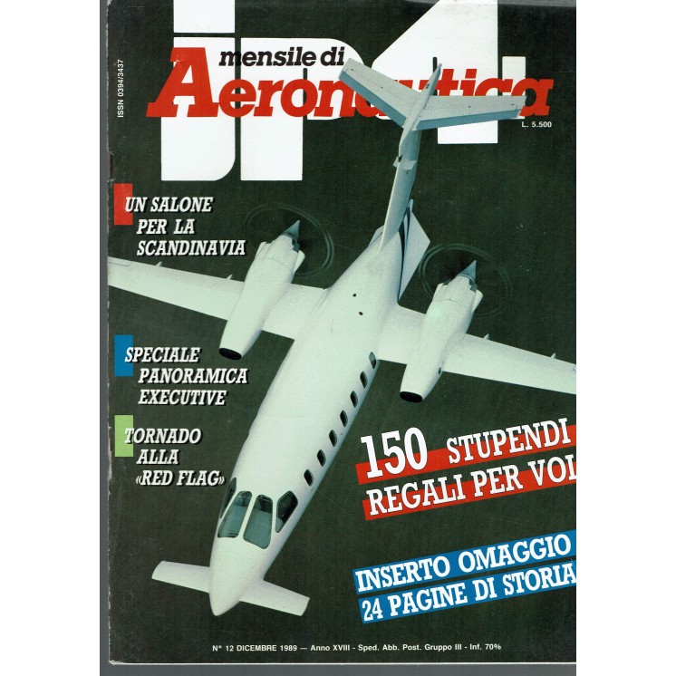 JP4 Mensile di Aeronautica 1989 n. 12 dicembre Executive, Red Flag