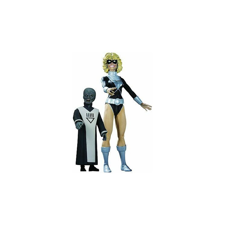 DC Direct Blackest Night: Series 7: Black Lantern Terra e Scar Figure 15cm Gd03