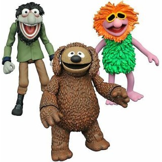 Disney Muppets 3 action figure Rowlf, Crazy Harry, Mahna Mahna BOX Diamond Gd03