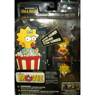 Simpsons The Movie serie 1 figure 5cm Movie Mayhem Lisa & Maggie McFarlane Gd06