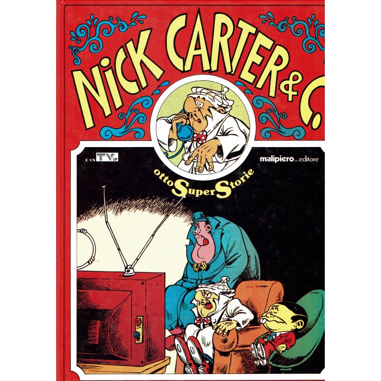 Nick Carter e C. otto super storie di Bonvi ed.Malipiero FU14