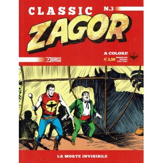 Classic Zagor  3 la morte invisibile di Nolitta USATO ed. Bonelli BO02