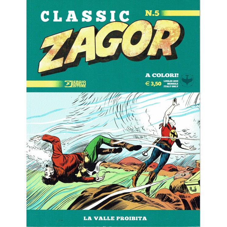 Classic Zagor  5 la valle proibita di Nolitta USATO ed. Bonelli BO02