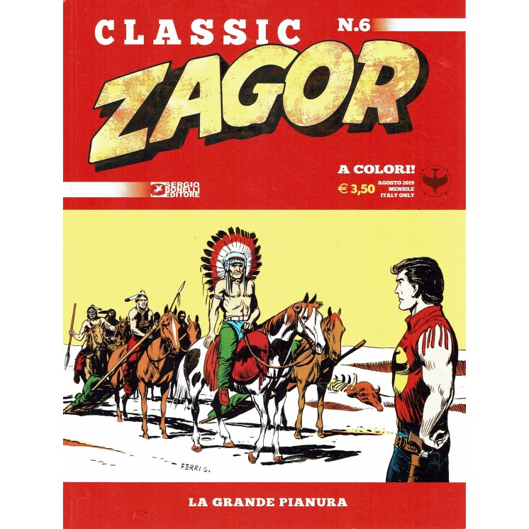 Classic Zagor  6 la grande pianura di Nolitta USATO ed. Bonelli BO02