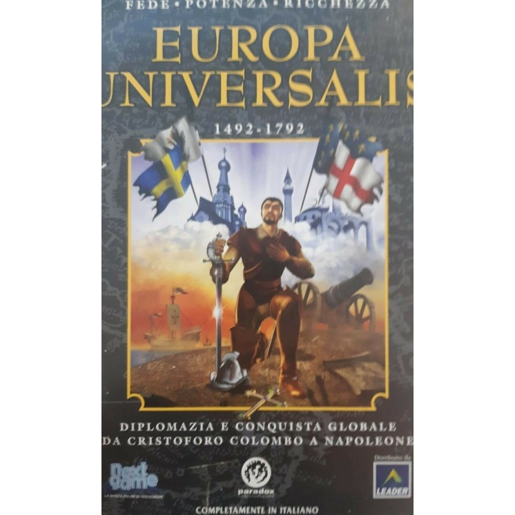 Videogioco PC: EUROPA UNIVERSALIS 1492 1792 ITA libretto cofanetto
