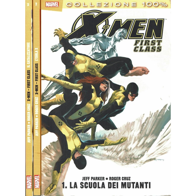 100% Marvel : X Men First Class serie COMPLETA 1/5 di Parker ed. Panini SU48